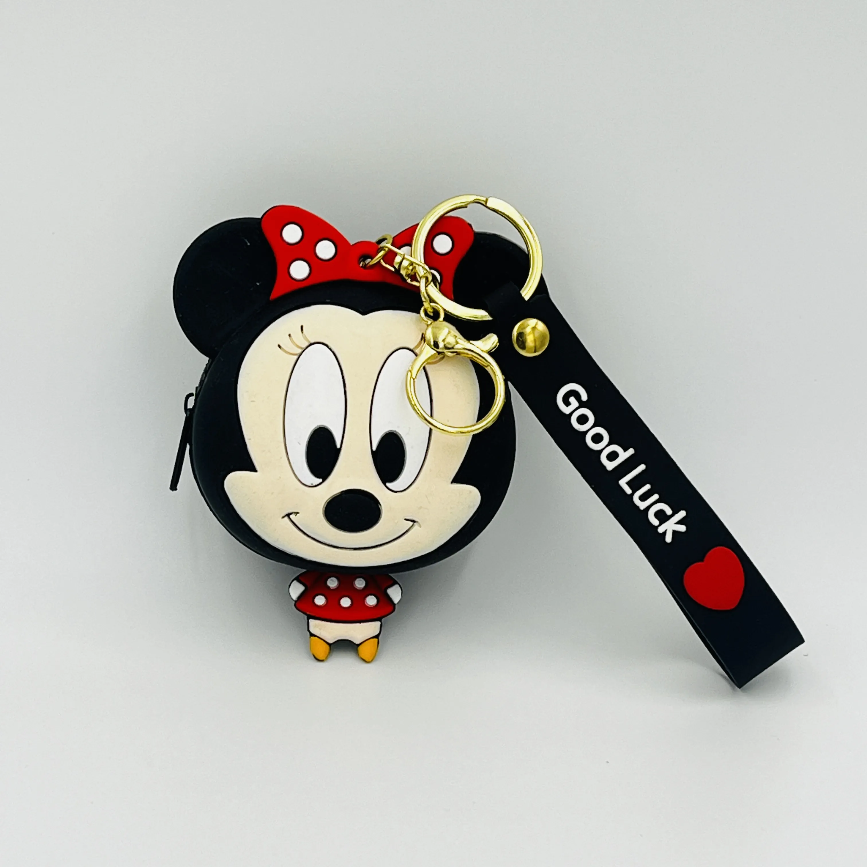 Silicon Zipper Pouch With Keychain - (MG-102)