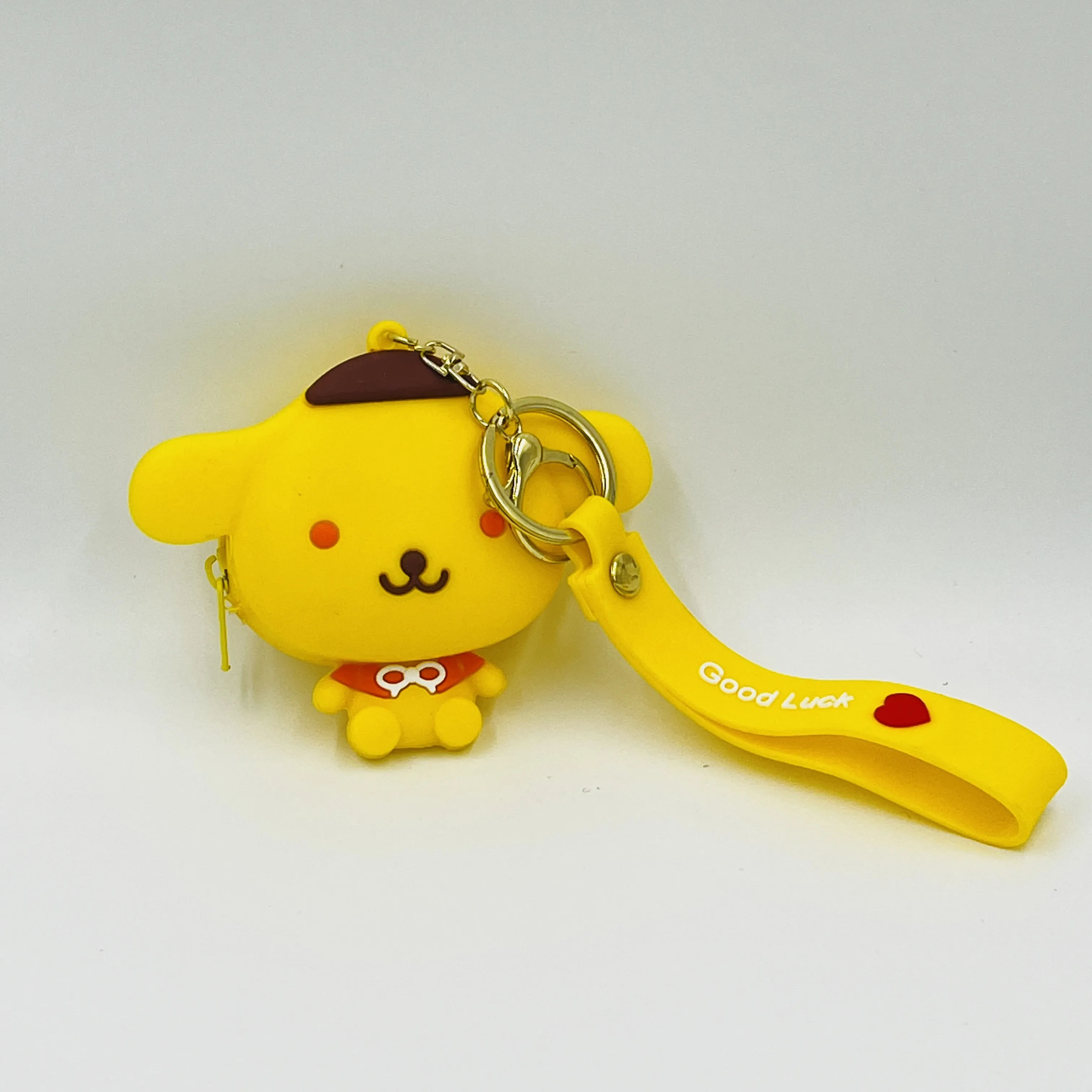 Silicon Zipper Pouch With Keychain - (MG-105)