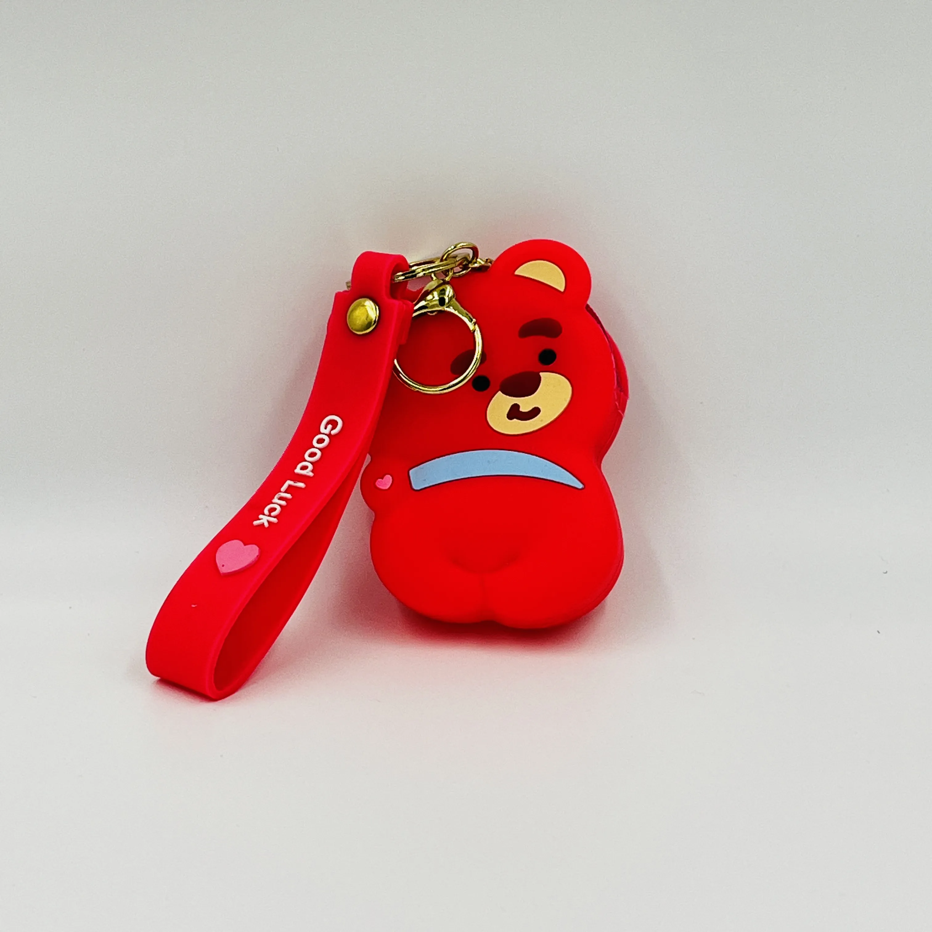 Silicon Zipper Pouch With Keychain - (MG-109)