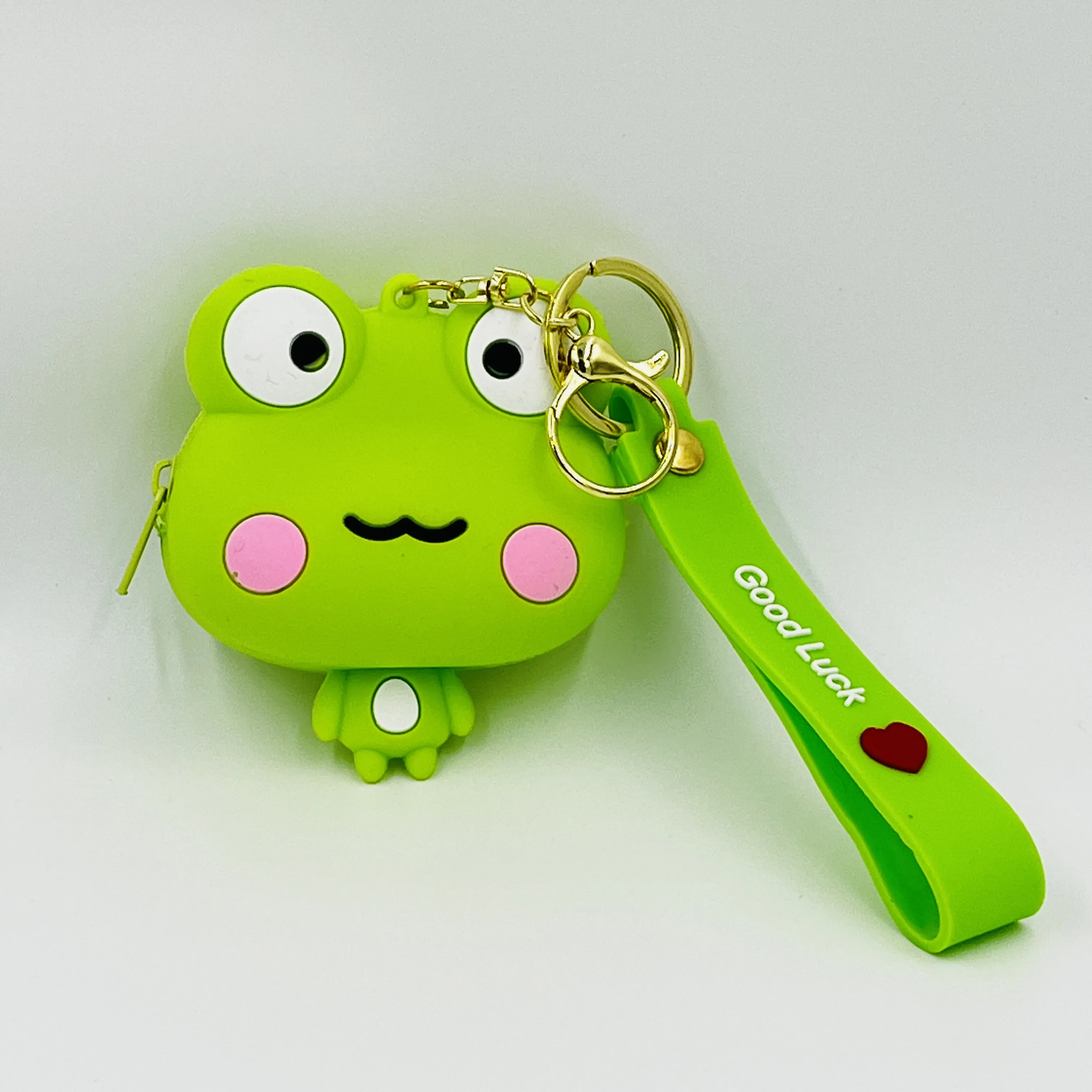 Silicon Zipper Pouch With Keychain - (MG-118)